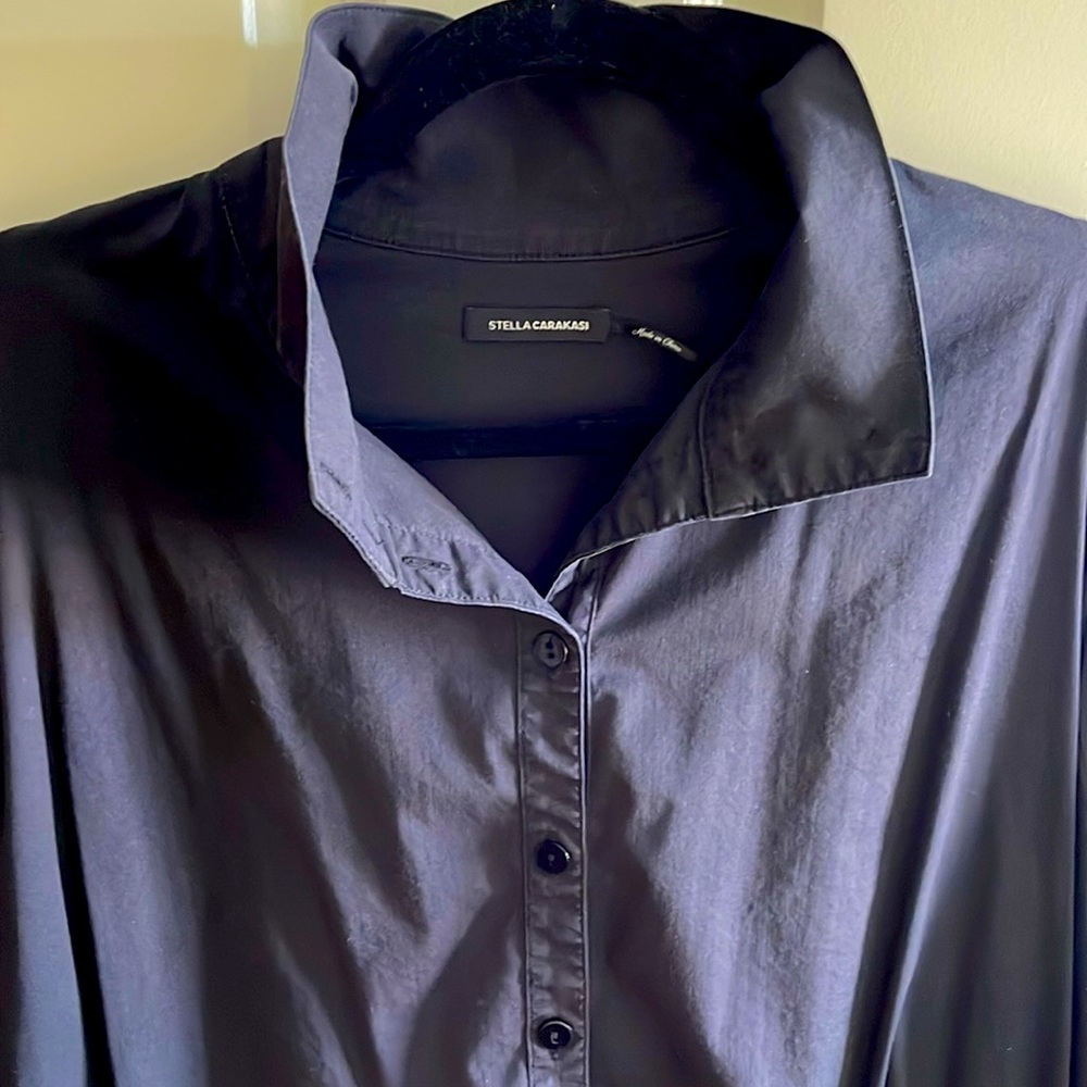 Stella Carakasi black Tiburon Tunic. Size L. Cotton & jersey - so flattering!EUC